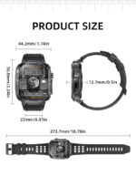 S320B Outdoor Sports Smart Watch | HD Large Touchscreen, 3ATM Waterproof & LED Flashlight - Image 2