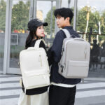 Expandable Nylon Unisex 20 35L Large Capacity Waterproof Breathable School Business Travel Luggage Computer Laptop Backpack