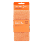 Cleanlogic Bath & Body Exfoliating Cloth | Stretchy Reusable Bath & Shower Washcloth (1 Count)