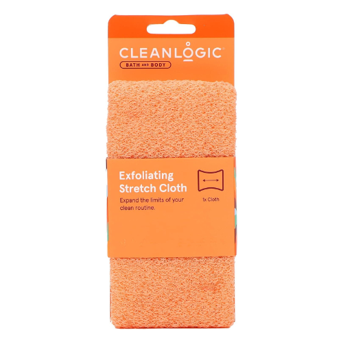 Untitled design - 2026-07-06T131332.955 Cleanlogic Bath & Body Exfoliating Cloth | Stretchy Reusable Bath & Shower Washcloth (1 Count) - Image 1