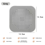 Manzi TPR Floor Drain Mat Household Kitchen Sink Anti-clogging Filter Sticker Bathroom Sewer Hair Suction Cup Mesh JJ551 - Image 2
