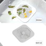 Manzi TPR Floor Drain Mat Household Kitchen Sink Anti-clogging Filter Sticker Bathroom Sewer Hair Suction Cup Mesh JJ551 - Image 5