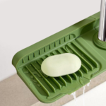 Durable Drain Mat Kitchen Faucet Sink Anti-splash Anti-slip Cutting Drain Mat Sink Storage Silicone Mat - Image 3