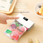 Mini Portable Bag Sealer | USB Rechargeable Food Storage Heat Sealer with 6 Temperature Settings - Image 5