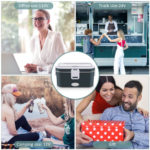 1.8L Self-Heating Electric Lunch Box | Portable Food Warmer with Carry Bag - Image 2