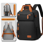 Expandable Waterproof Laptop Backpack | Large Capacity Oxford Travel & Business Backpack - Image 3