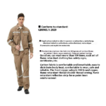 Manufacturer's Fashion Uniforms Unisex Custom Work Clothes Windproof Cotton Construction Workwear With Reflective Feature - Image 5