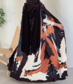 Miyake Open Pleats Abaya 2025 Dubai Modest Cardigan Style Casual Robe for Women Breathable Muslim Print Loose Eid Abayas - Image 5