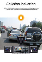 Video Recorder Dash Cam IPS 3.16inch HD 4K Night Vision 1080p 150-180 Rearview Camera with Waterproof G-Sensor 4-Lens System - Image 5