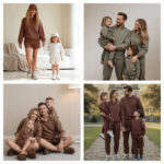 Custom Graphic Designer Pullover Oversized Cotton Family Matching Hooded Sweatshirt Mommy and Me Outfits Family Tracksuit Set - Image 3