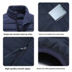 Winter ultra Light Men Women Short Long Sleeve Stand Collar Fashion High Sense Casual Down Coat Zipper Wholesale Thin Custom - Image 4