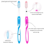 OEM Adult Toothbrush Cheap Toothbrush with 12 Pcs in One PVC Bag Support Customization