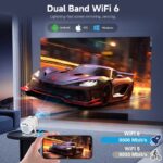 Hotack X1AR Smart Android 14 Wireless Phone Projecteur HD Home Theater Video Game Proyector Portable Mini Outdoor Projector - Image 3