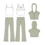 Free Design Eco Friendly Gym Wear Fitness Jacket Workout Clothing Manufacturers 3 Pieces Yoga Set for Women - Image 3
