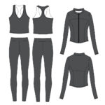Free Design Eco Friendly Gym Wear Fitness Jacket Workout Clothing Manufacturers 3 Pieces Yoga Set for Women