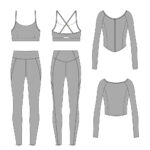 Free Design Eco Friendly Gym Wear Fitness Jacket Workout Clothing Manufacturers 3 Pieces Yoga Set for Women - Image 4